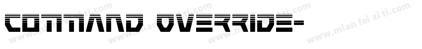 Command Override字体转换